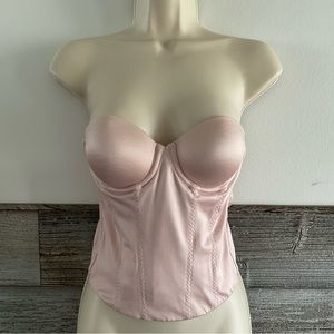 Victoria’s Secret Secret Back-Off Baby low back bustier size 34B